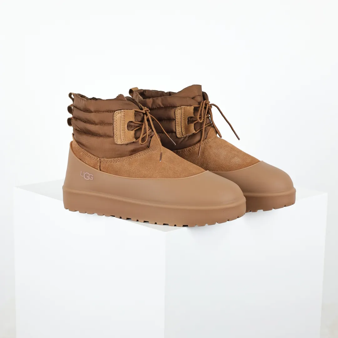 Pick up locally 💰780 Core recommendation Good price Platform foreign trade exclusive quality Men's and women's shoes UGG Mini Lace-Up Weather dual-purpose detachable winter neutral snow boots 1120849 High-end foreign trade mixed M Overseas shopping purchasing exclusive for high-end retail Combination midsole is lightweight and non-slip Real sheep fur integrated Size: 35 36 37 38 39 40 41 42 43 44 45 46